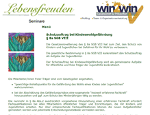 Tablet Screenshot of kinderschutzfachkraft.lebensfreuden.com